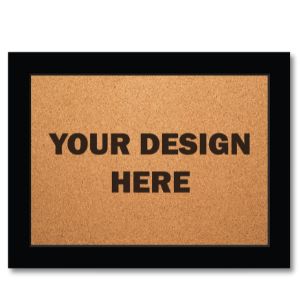 PB1112 Custom Printed Framed Cork Board-Large Frame